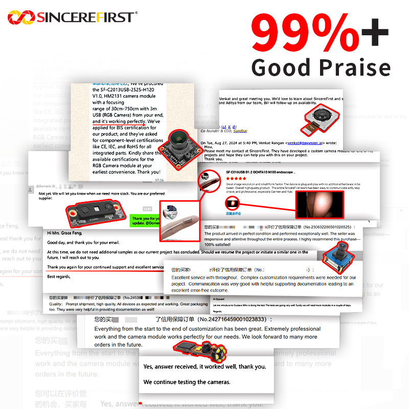 4K OmniVision OV8856 CMOS Autofocus Machine Vision Camera Module