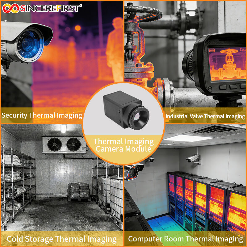 50Hz 2x Electronic Zoom USB2.0 UART Thermal Camera Module